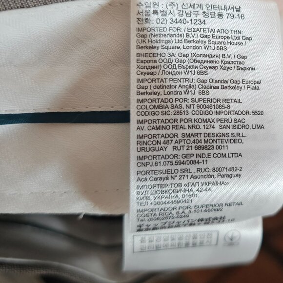 Banana Republic Jackson Fit, Size 8, Brown/Tan very small tweed weave - Picture 7 of 7